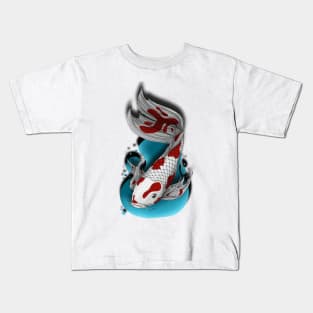 koi fish illustration Kids T-Shirt